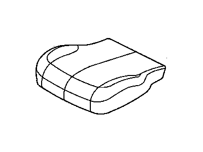 Chrysler 1CY031P2AA COVER Rear Seat Cushion