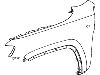 Mopar 55369735AA Fender Front