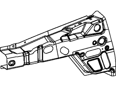 Dodge 68085198AC REINFORCEMENT Fender