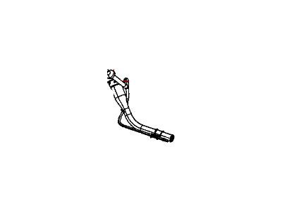 Ram 55398621AF TUBE Fuel Filler