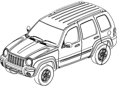 Jeep 5GH02HS5AC APPLIQUE Rear Wheel Opening