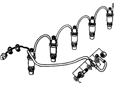 Jeep 4720189AB PIPE Fuel Spill Return