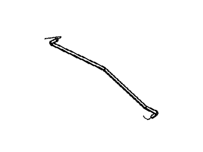 Mopar 55372976AB Control Rod, Front Outer Passenger Side