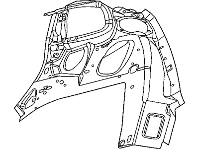 Chrysler 5017566AC PANEL Quarter Inner