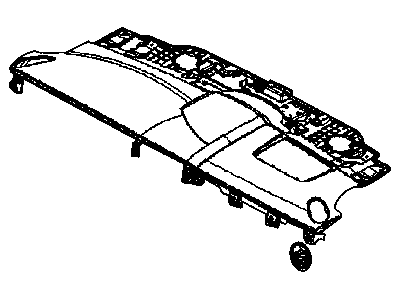 Dodge ZS091DHAH GRILLE Demister