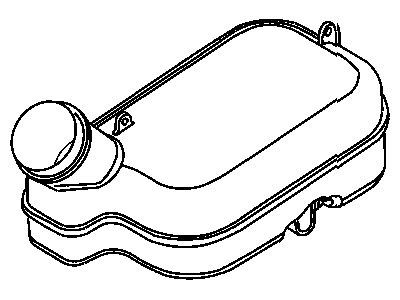 2004 Dodge Caravan Brake Master Cylinder Reservoir - 5072386AA