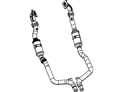 Chrysler Catalytic Converter - 68038391AG