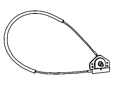 Dodge 68001846AA CABLE Recliner Right 60% Recliner Cable