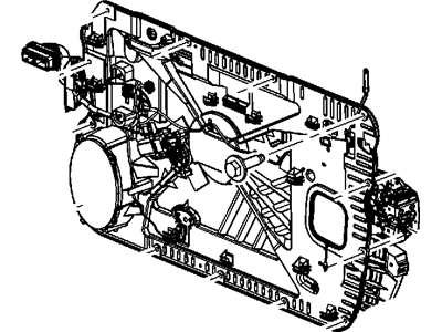 Ram 68171827AA PANEL Carrier Plate Front Door