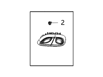 Chrysler Dome Light - 5MW35ML2AC