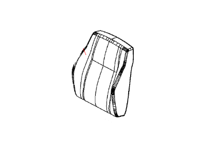 Dodge 1TF81BD3AB COVER Front Seat Back