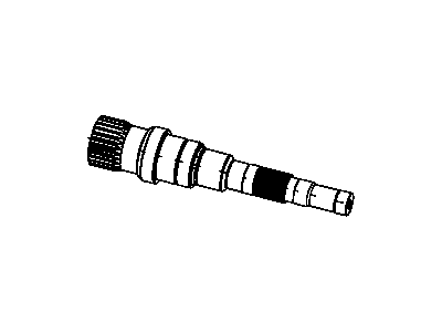 Dodge 68071842AA MAINSHAFT Transfer Case