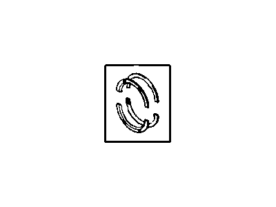Chrysler Sebring Crankshaft Thrust Washer Set - MD351820
