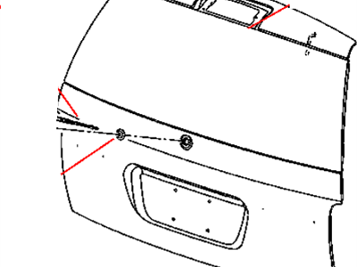 Dodge 55156158AD NOZZLE Windshield washer