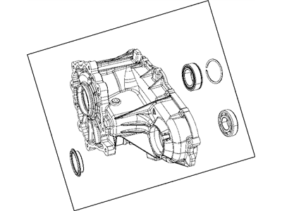 Dodge 68071192AB CASE HALF Front