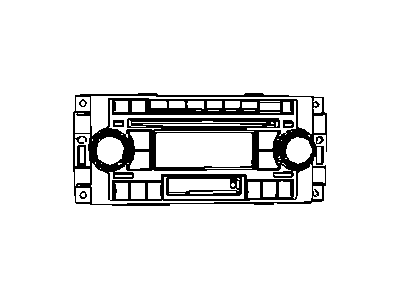 Dodge 68051847AA KNOB Radio Joystick