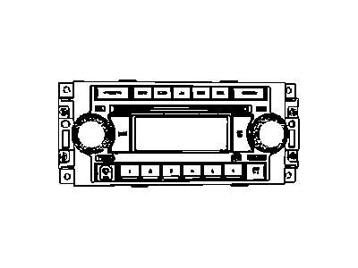 Chrysler 5064173AM RADIO AM/FM with CD