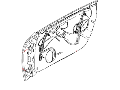 Chrysler Prowler Door Hinge - 4815376