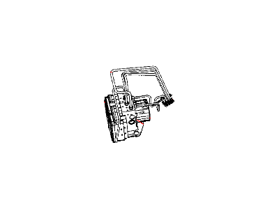 Chrysler 5179862AA HYDRAULIC CONTROL UNIT Anti-Lock Brake System