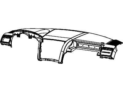 Dodge YH02XDHAD PAD Instrument Panel
