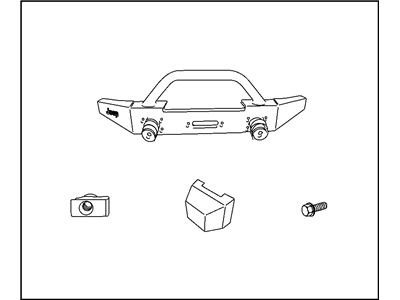 Jeep 82209740AD BUMPER KIT FRONT