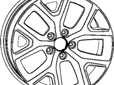 Jeep Spare Wheel - 1UT911XFAA