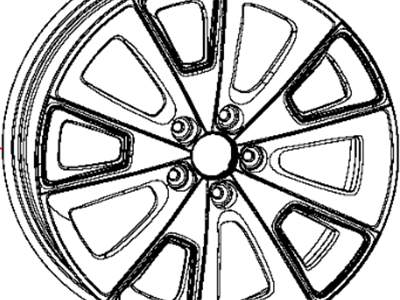 Jeep Cherokee Spare Wheel - 5SN87DX8AA