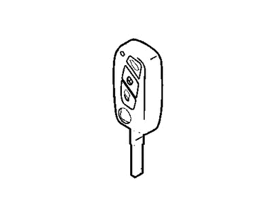 Mopar 68269686AA Key Blank With Transmitter