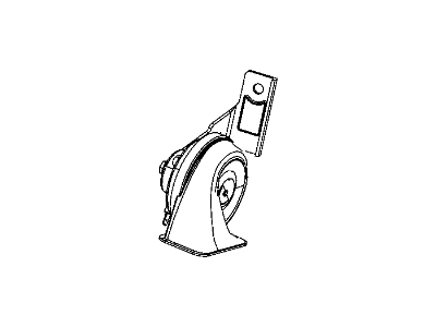 Mopar 56046584AA Horn And Bracket High Note