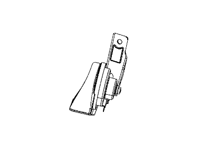 Mopar 56046583AA Horn And Bracket Low Note