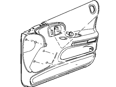 Dodge Intrepid Door Handle - 5102836AA