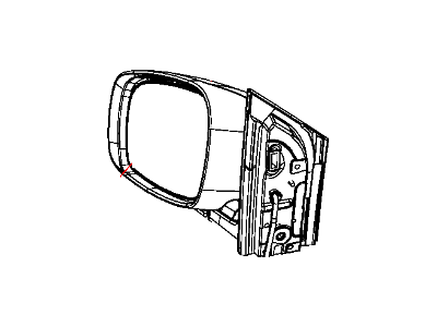 2020 Dodge Grand Caravan Car Mirror - 1JG681XRAM