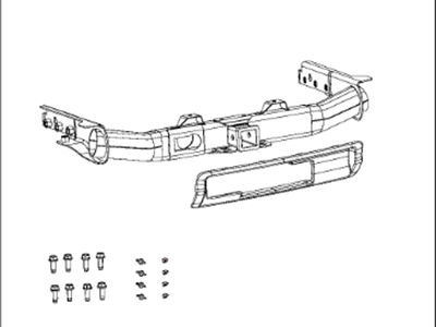 Jeep 82212180AC RECEIVER KIT Trailer Tow