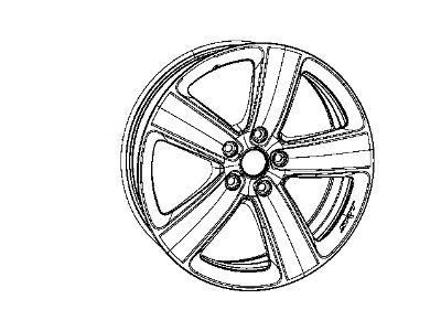 Jeep 5LD111ZGAB WHEEL Aluminum