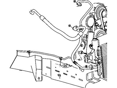 Jeep Commander A/C Hose - 55116663AD