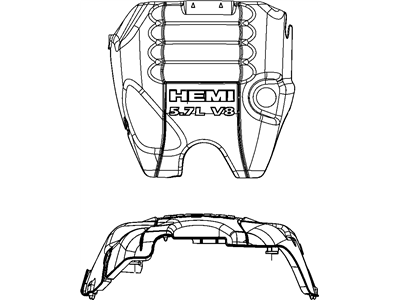Ram Engine Cover - 68038749AC