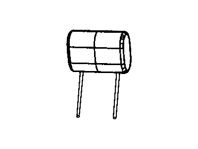 Jeep 1KF901DVAA HEADREST Front