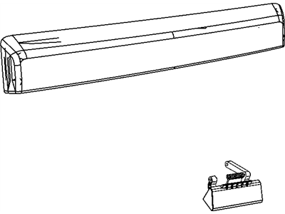 Jeep 1FN64AJCAA HANDLE Liftgate