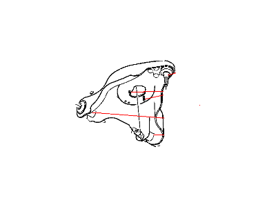 Mopar 52106568AA Lower Control Arm Bushing, Front