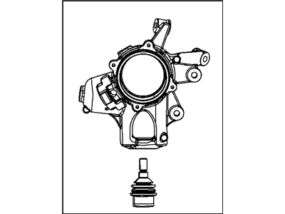 Jeep Steering Knuckle - 4877103AC