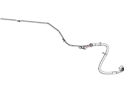 Ram 4779819AB TUBE AND HOSE ASSEMBLY Brake Right Rear