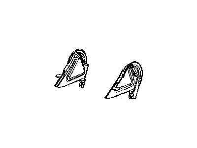Jeep 1DQ47DKAAA SHIELD FOLD FLAT Inner Return Flange