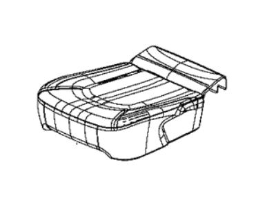 Chrysler 7BG52LV5AA COVER Rear Stow Seat Cushion