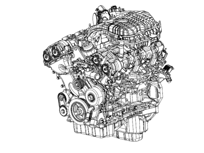 Ram 68426944AA ENGINE KIT Long Block