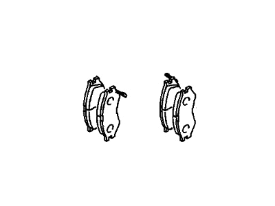 1999 Chrysler Sebring Brake Pad - V2013580
