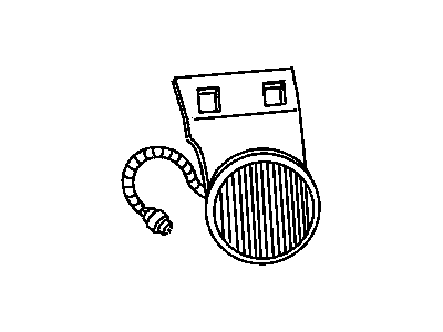 Mopar 55077320AD Fog Lamp Assembly, Front