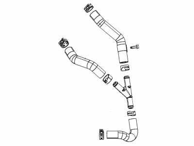2018 Jeep Wrangler EGR Tube - 5048321AE