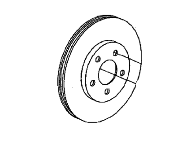 2004 Dodge Neon Brake Disc - 2AMV3038AA
