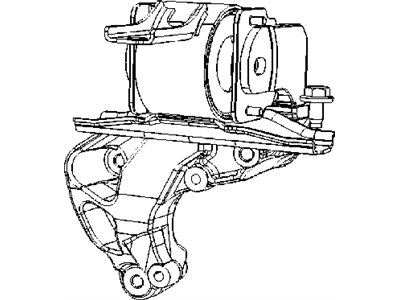 2010 Jeep Compass Engine Mount - 5105489AF