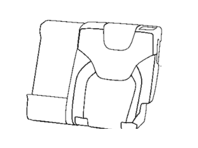 Jeep 6ST15DX9AD COVER Rear Seat Back Left